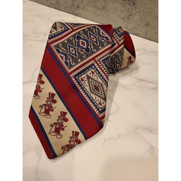 60s/70s Mickey Mouse by Cervantes POLYESTER Walt Disney Necktie Neck Tie GUC - Picture 8 of 9